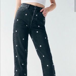 🌼PacSun high rise straight size 24 daisy jeans 🌼